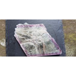 Zoned Lepidolite Mica and Silver Muscovite Mica