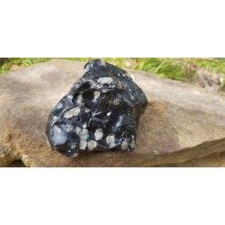 Black Snowflake Obsidian